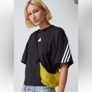 BAGGU UO Exclusive Mini Nylon Crescent Bag in Color Sour - Yellow Crossbody NWT